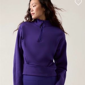 ATHLETA - Altitude Polartek Half-zip Sweatshirt- Noble Blue - Size M